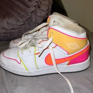 Neon Sunrise Air Jordans